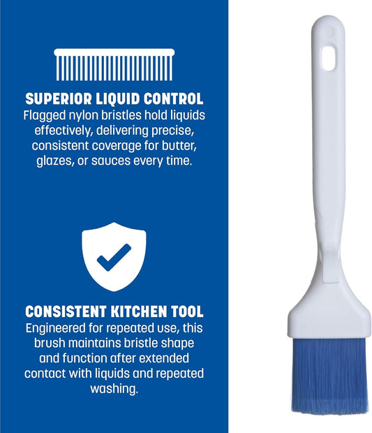 SPARTA Meteor Nylon Basting Brush with Nylon Bristles, 3 Inches, Blue
