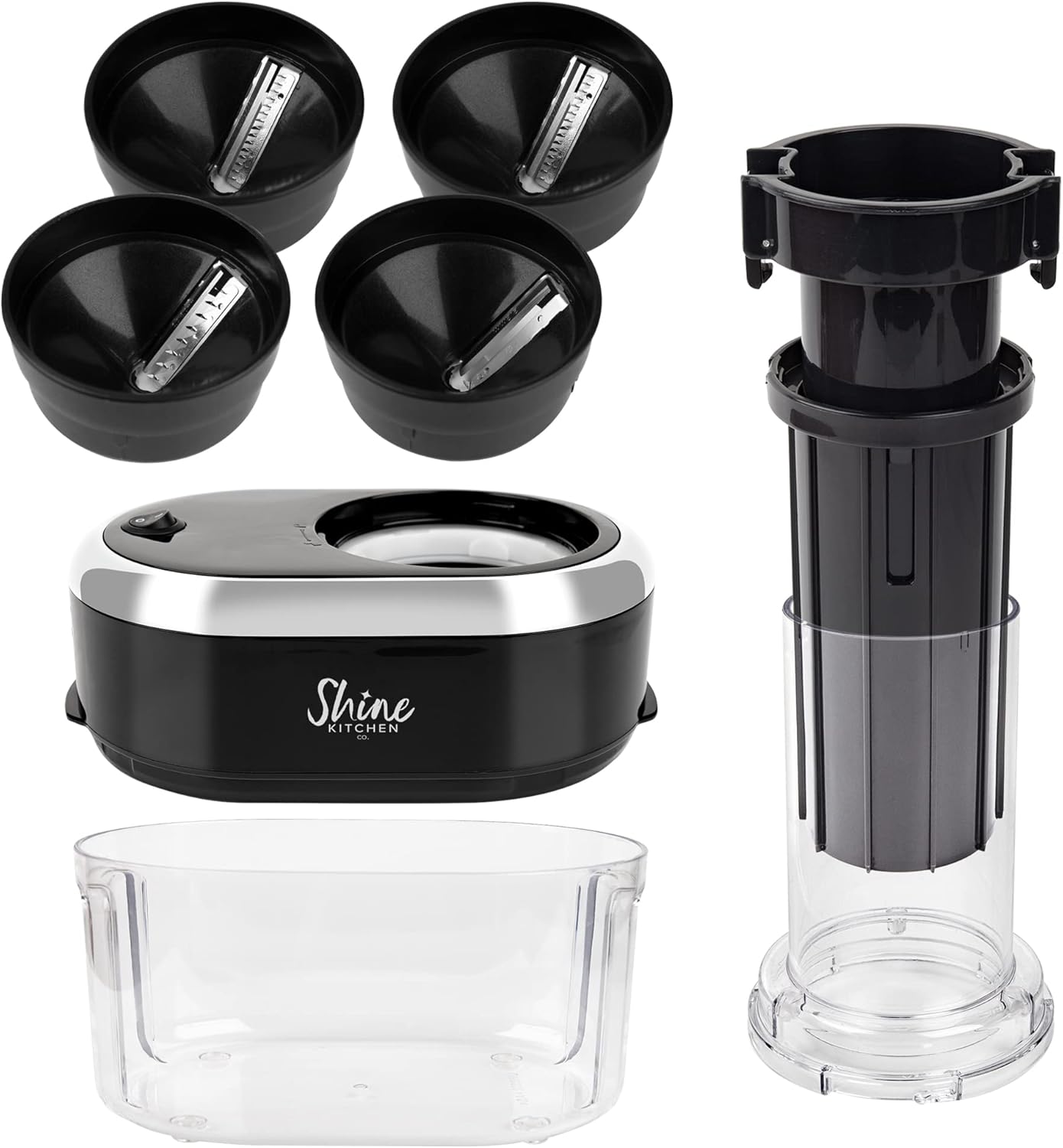 Shine Kitchen Co. SES-100 Electric Vegetable Spiralizer