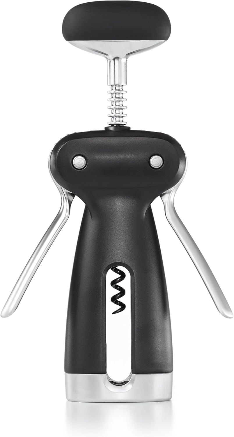OXO SteeL Winged Corkscrew with Removable Foil Cutter