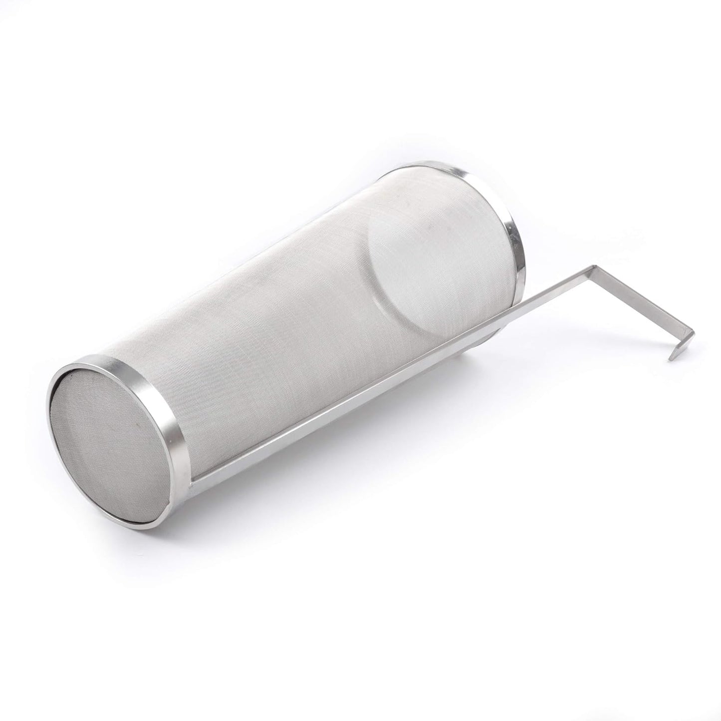 Brewing Hopper Spider Strainer, ProMaker Stainless Steel 1 Gallon 300 Micron Mesh Cartridge Hop Spider Beer Hops Filter Homebrew Hops Beer Tea Kettle Brew Filter (5.3 X 16 Inch)