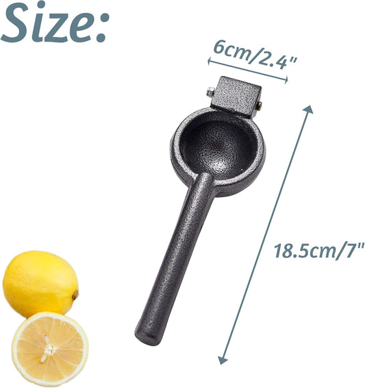 ARC, J-002 Cast Iron Lemon Lime Squeezer, Heavy Duty juicer hand press, Fresh citrus juicer press, Great for Juicing Oranges, Pomegranate, Lemons & Limes (2.4")