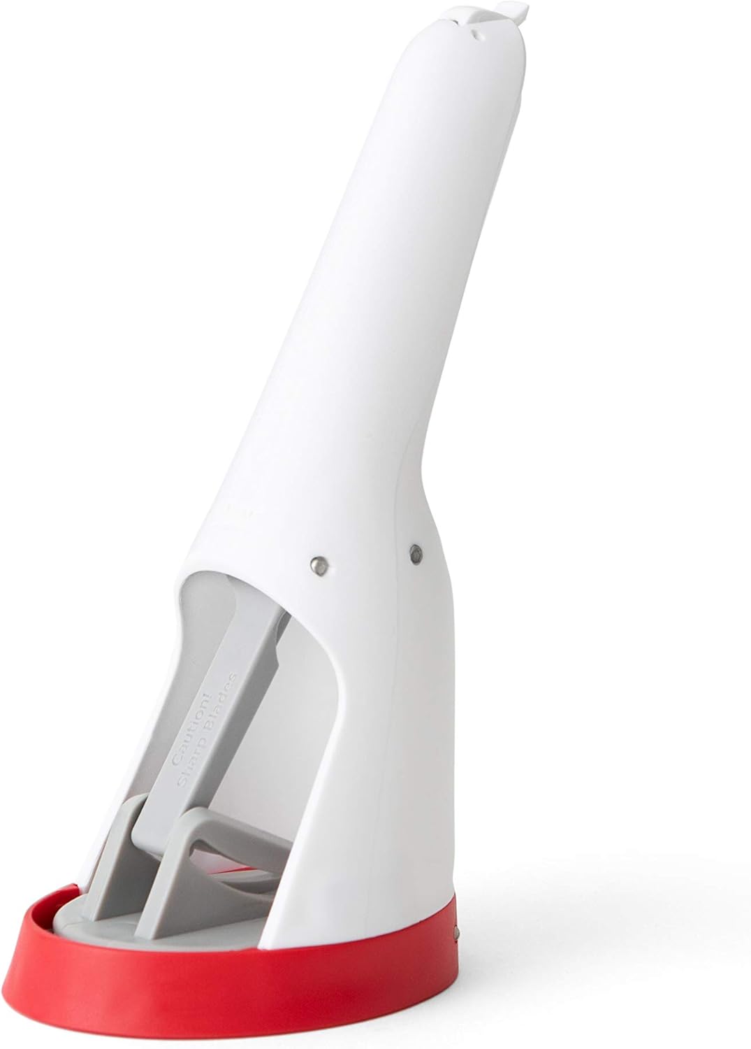 Chef'n Hand-Held Slicer Strawberry Slicester, Updated Design, Cherry/Meringue (102-712-400)