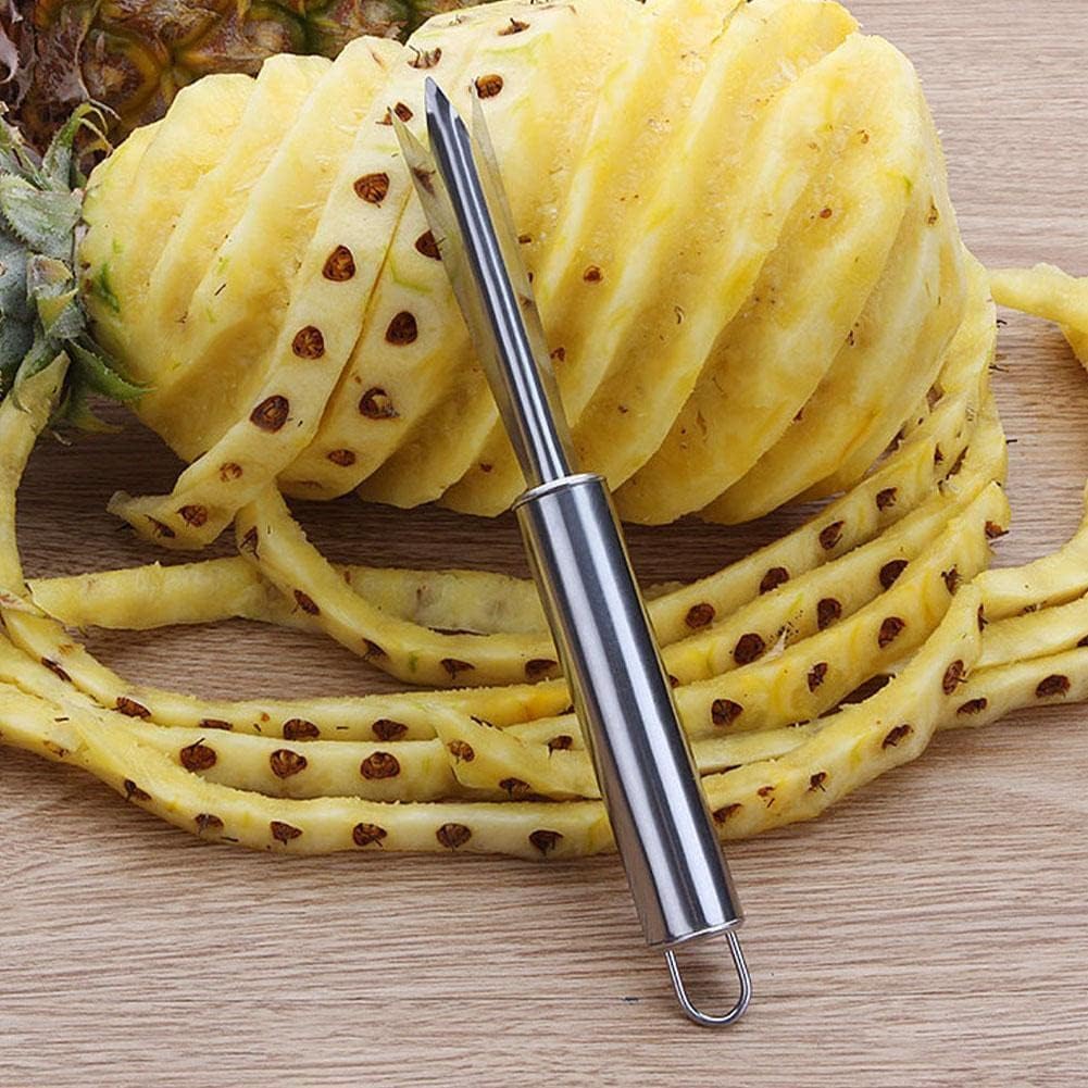 Pineapple Eye Peeler Remover Tool - Multipurpose Clip, V Shape Stainless Steel for Home Kitchen Fruit