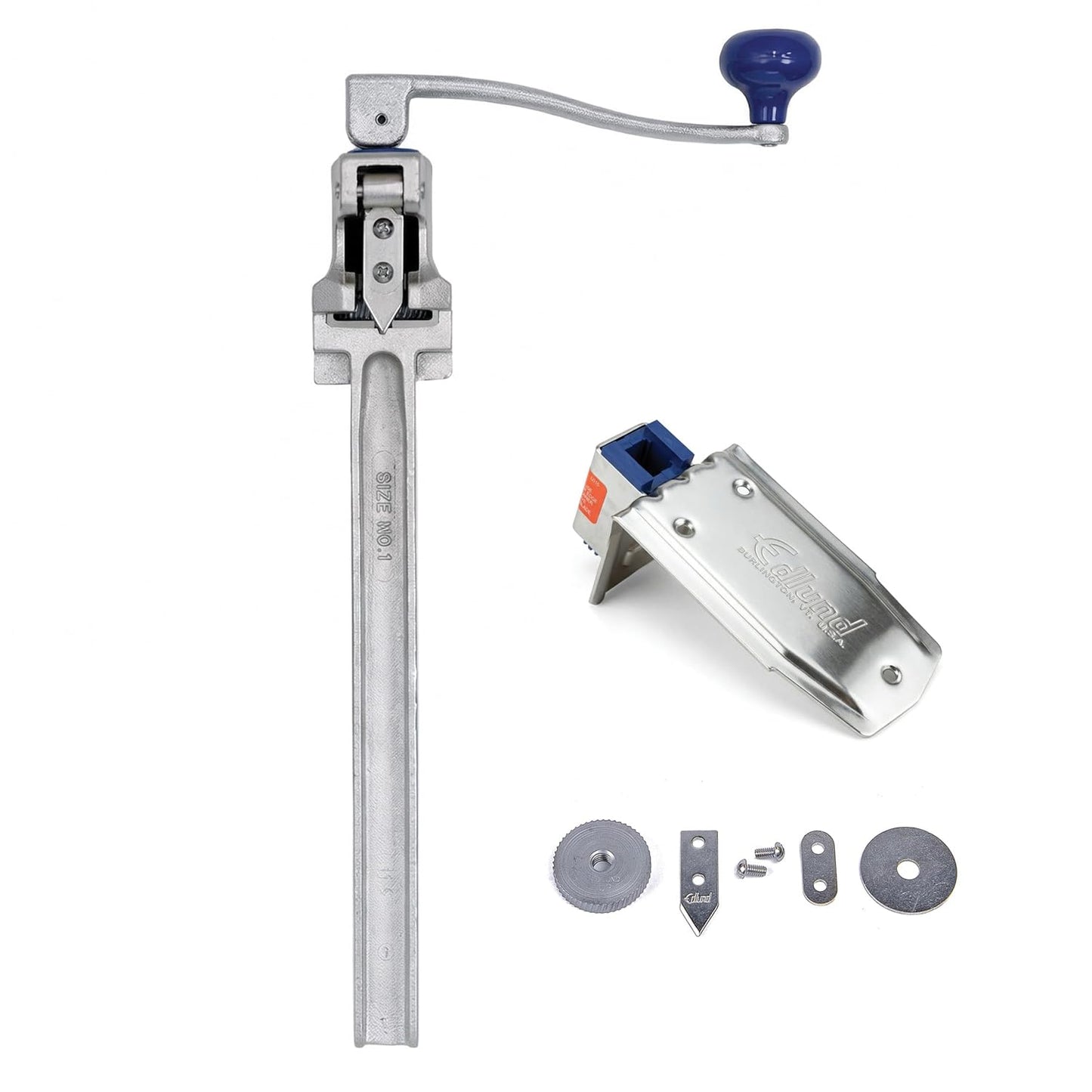 Edlund 11100 Old Reliable #1 Manual Can Opener with Plated Steel Base For Cans Up to 11” Tall