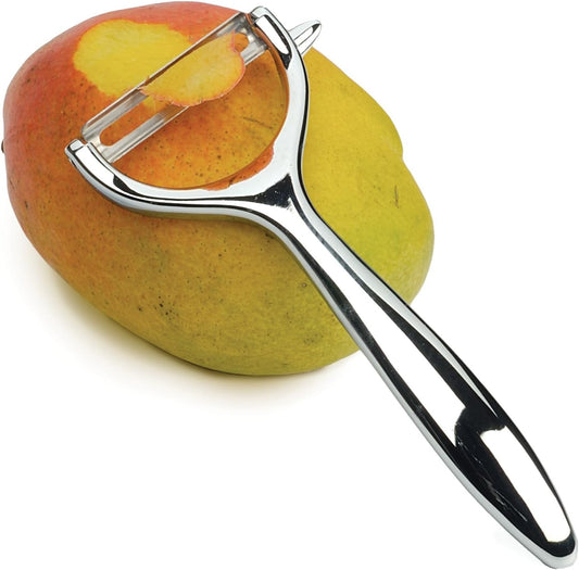 RSVP International Vegetable Peelers and Slicing Kitchen Collection, Vegetable Peeler, Stainless Steel