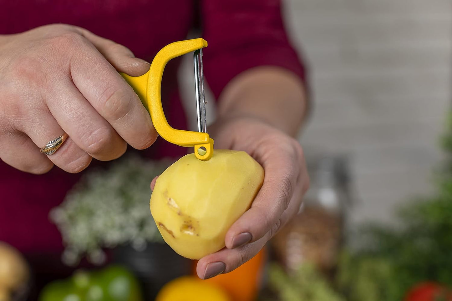 Kuhn Rikon Bar Keeper’s Friend – Original Swiss Peeler Set (2-Pack) | Professional Citrus Garnish & Vegetable Peeler Duo | Razor-Sharp, Lightweight, Made in Switzerland