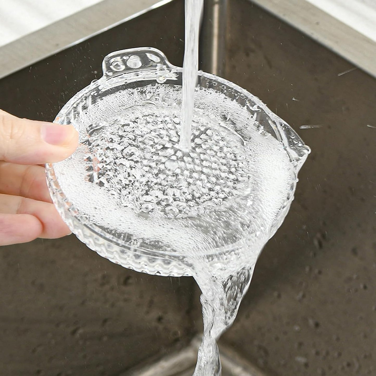 Garlic Plate,2 Pack Garlic Grater Plate, Grating Plate, Ginger, Transparent Color