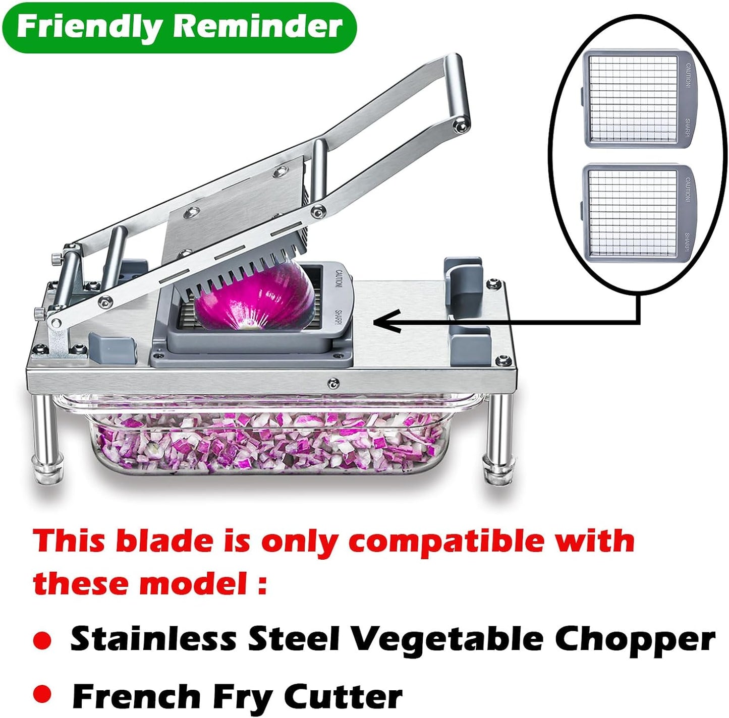 Replacement Blades - 2 PCS (Small Grid Blade-7mm)