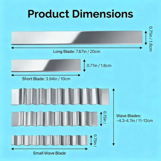 Polymer Clay Cutter Tools, Acrylic Roller Pin, 5 Pieces Flexible Clay Cutters, Ceramic Cutters Slicer Kit Clear Rectangle Sheet Press Board Wire Texture Set Needle Detail Modelling Supplies