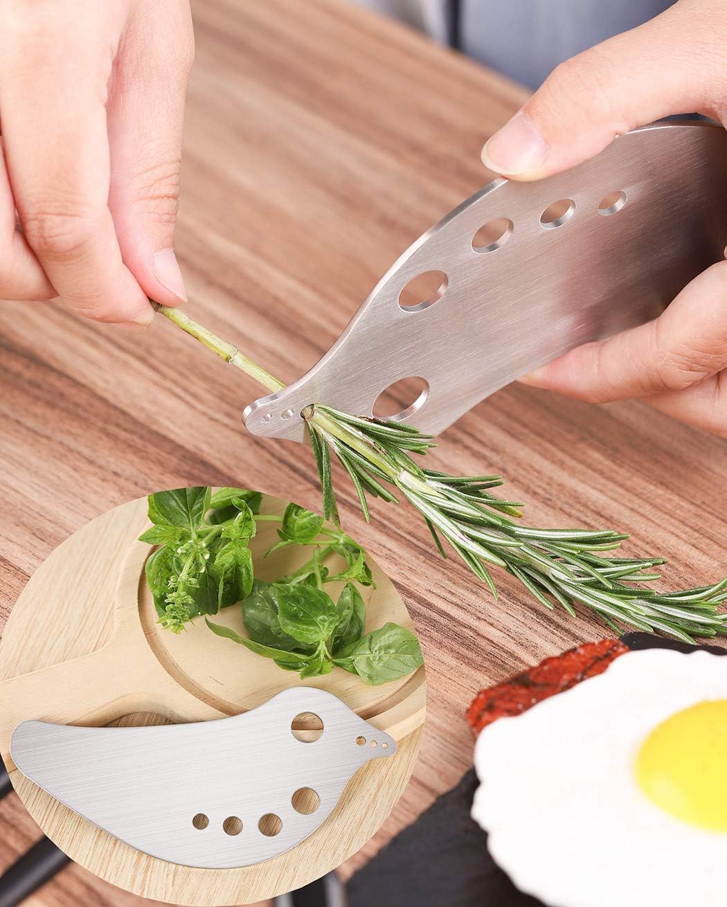 Bird-Shaped Herb Stripper Tool - Herb Leaf Stripper | Easy Herb Stem Remover for Cooking and Kitchen Use