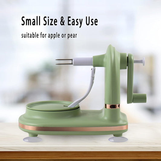 VEELAM Apple Peeler with 2 Blades Replacements, Apple Peeler Slicer & Corer for Home Kitchen Quick Applesauce Pie Making