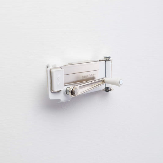 KitchenCraft KC609WH Swing-A-Way Wall Mounted Can Opener - Tin with Magnetic Lid Lifter,Metal,17.5 x 8 x 7 cm,Silver
