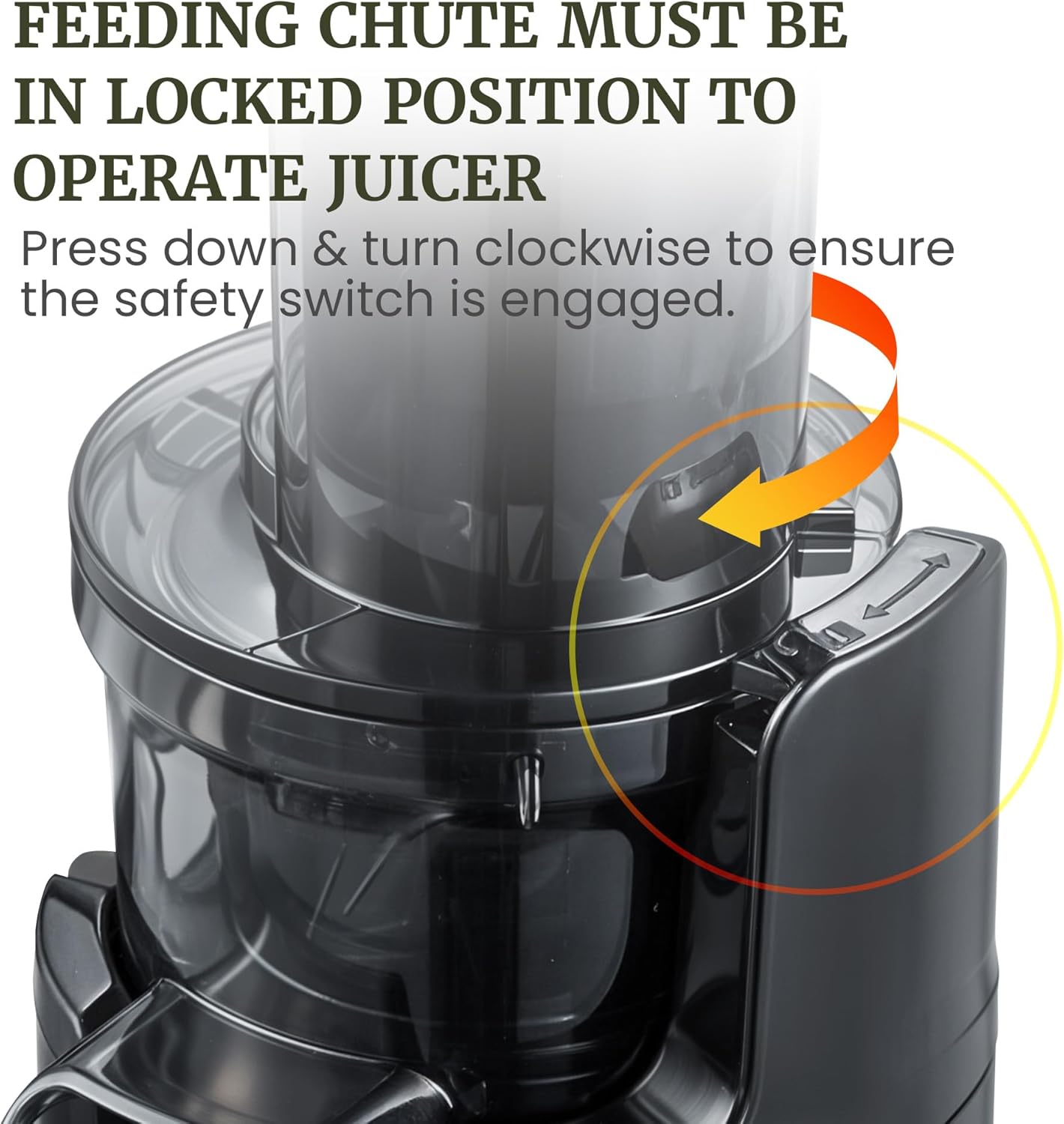 Elite Gourmet EJX600 Mini Compact Small Space-Saving Masticating Slow Juicer Cold Press Juice Extractor, Nutrient and Vitamin Dense, BPA-Free Tritan, Easy to Clean, 16 oz Juice Cup, Charcoal Grey
