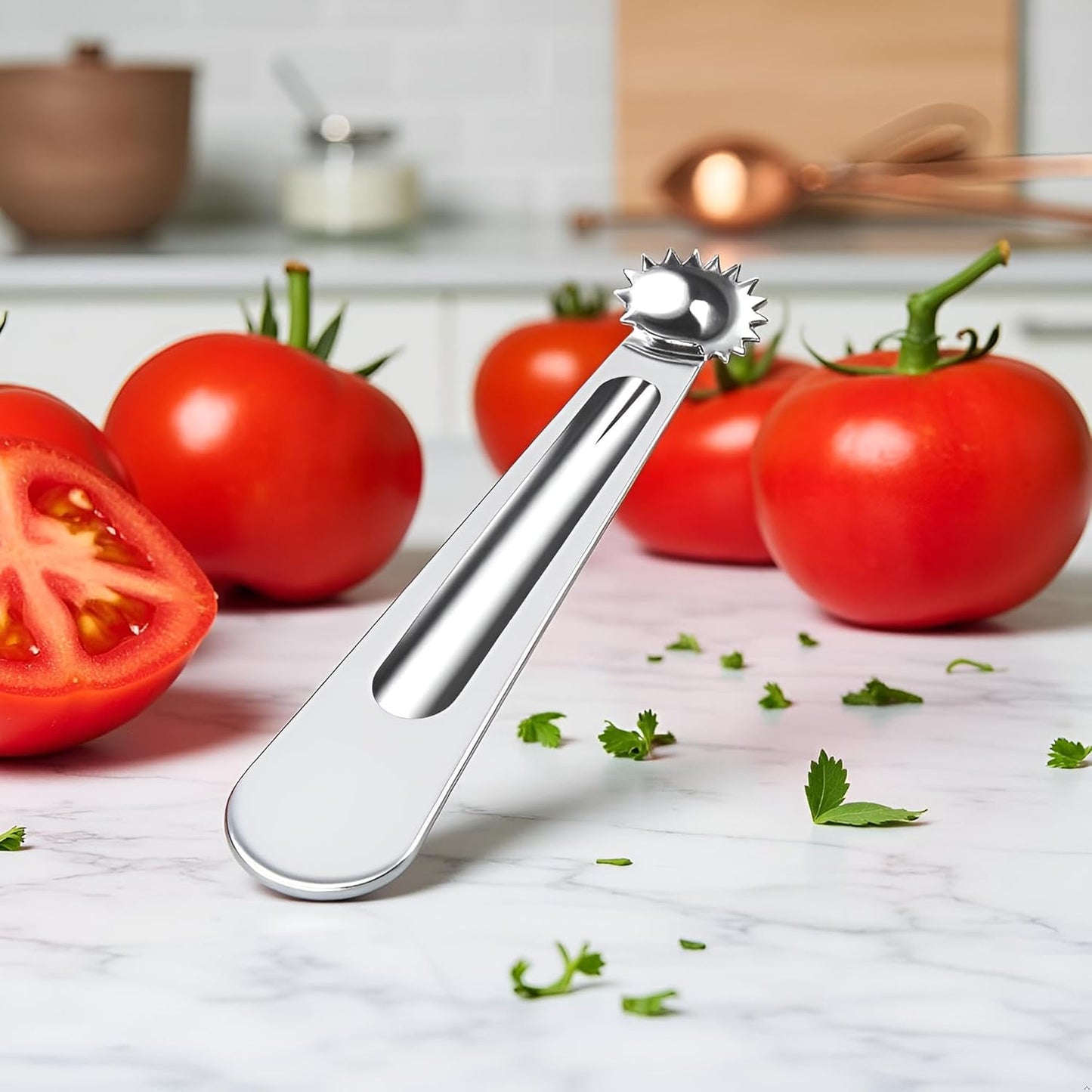 1Pc Tomato Corer Tool, Tomato Corer Remover, Top Stem Remover, Strawberry Tool, Strawberry Stainless Steel, Portable Top Stem