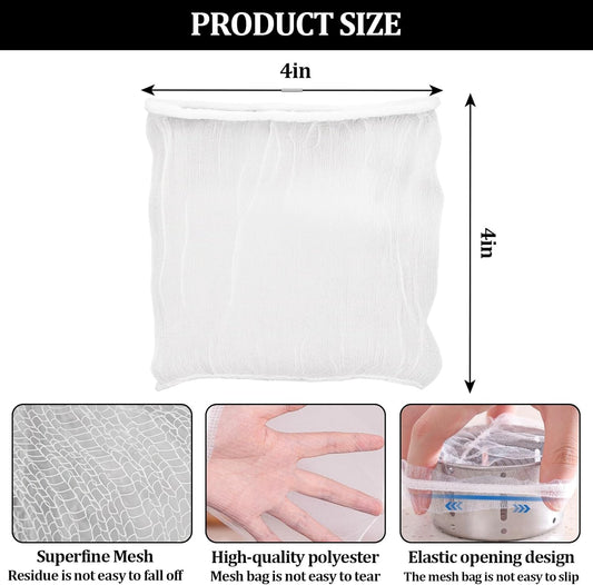 200 PCS Kitchen Sink Drain Strainer Mesh Bag and PP Extraction Box, Disposable Mesh Sink Strainer Bags for Collecting Kitchen Food Waste Leftover Garbage