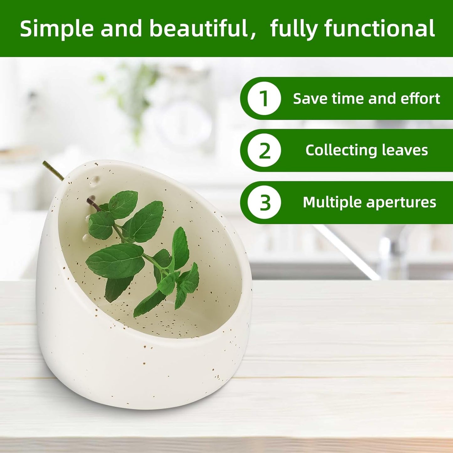 herb stripper,herb stripper bowl,pottery herb stripper,handmade with different circular hole sizes for separating leaves and stems.
