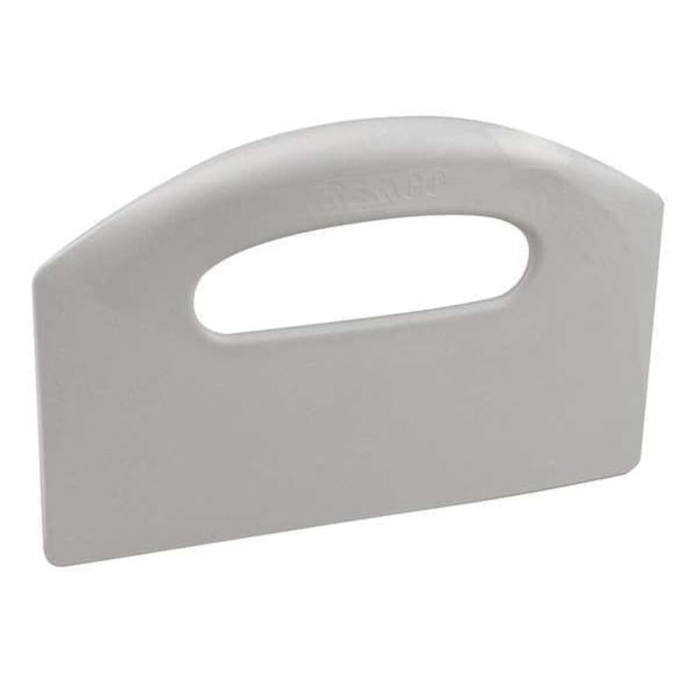 Remco 6960MD4 Red Polypropylene Metal Detectable Bench Scraper, Injection Molded Blade, 5" L x 8.5" W, 1 Piece