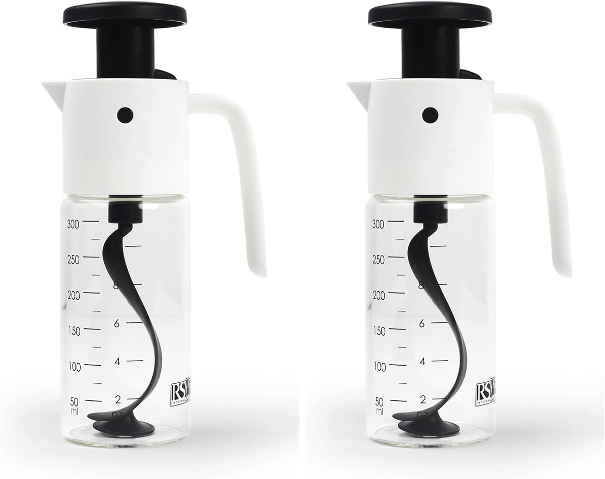 Kitchen Accessories Collection Oil & Dressing, Mixer, 1.25 Cup Capacity, Glass Bottom