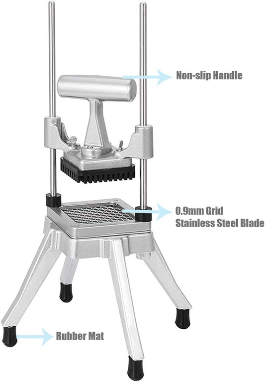 3/8" Blade Commercial Vegetable Fruit Dicer Onion Potato Tomato Slicer Chopper Peppers,Potatoes,Mushrooms Restaurant Quick Slicer Machine