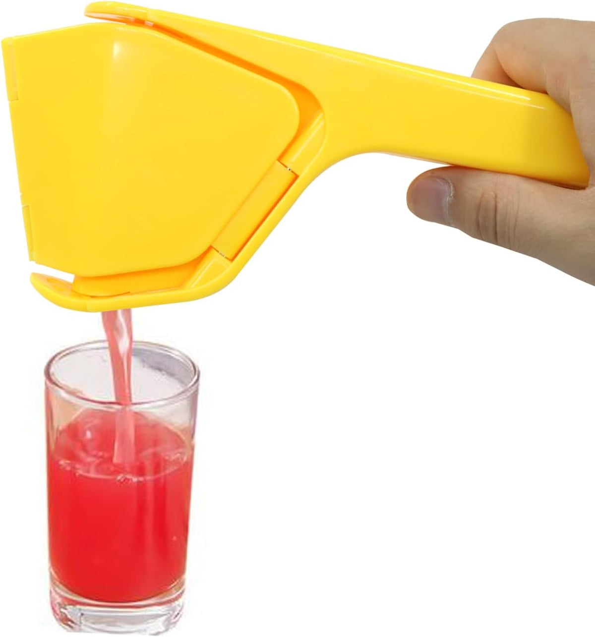 Effortless Lime Juicer, Manual Hand Juicer, Yellow