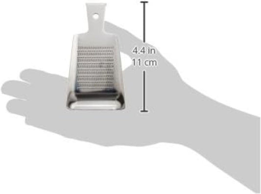 Mini Zesters & Graters HAGOITA RACKET - Versatile Kitchen Tool for Wasabi, Citrus, Ginger, Chocolate, Cheese, & More Premium Quality for Culinary Perfection, Stainless Steel
