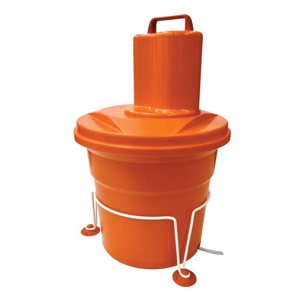 Mixers EM98 Commercial Electric Salad Spinner, 5 Gallon Capacity, E003.1.B.T, Orange, 115V