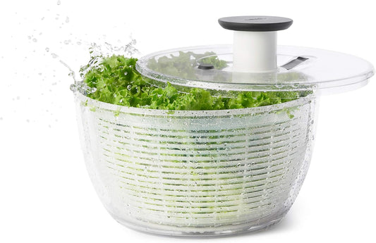 Good Grips Salad Spinner, Large & Cuisinart CTG-00-3MS Set of 3 Fine Mesh Stainless Steel Strainers