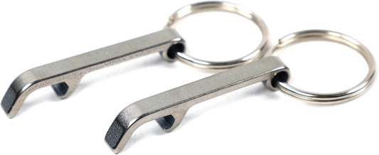 Titanium Keychain Beer Bottle Opener Keychain 2Pcs