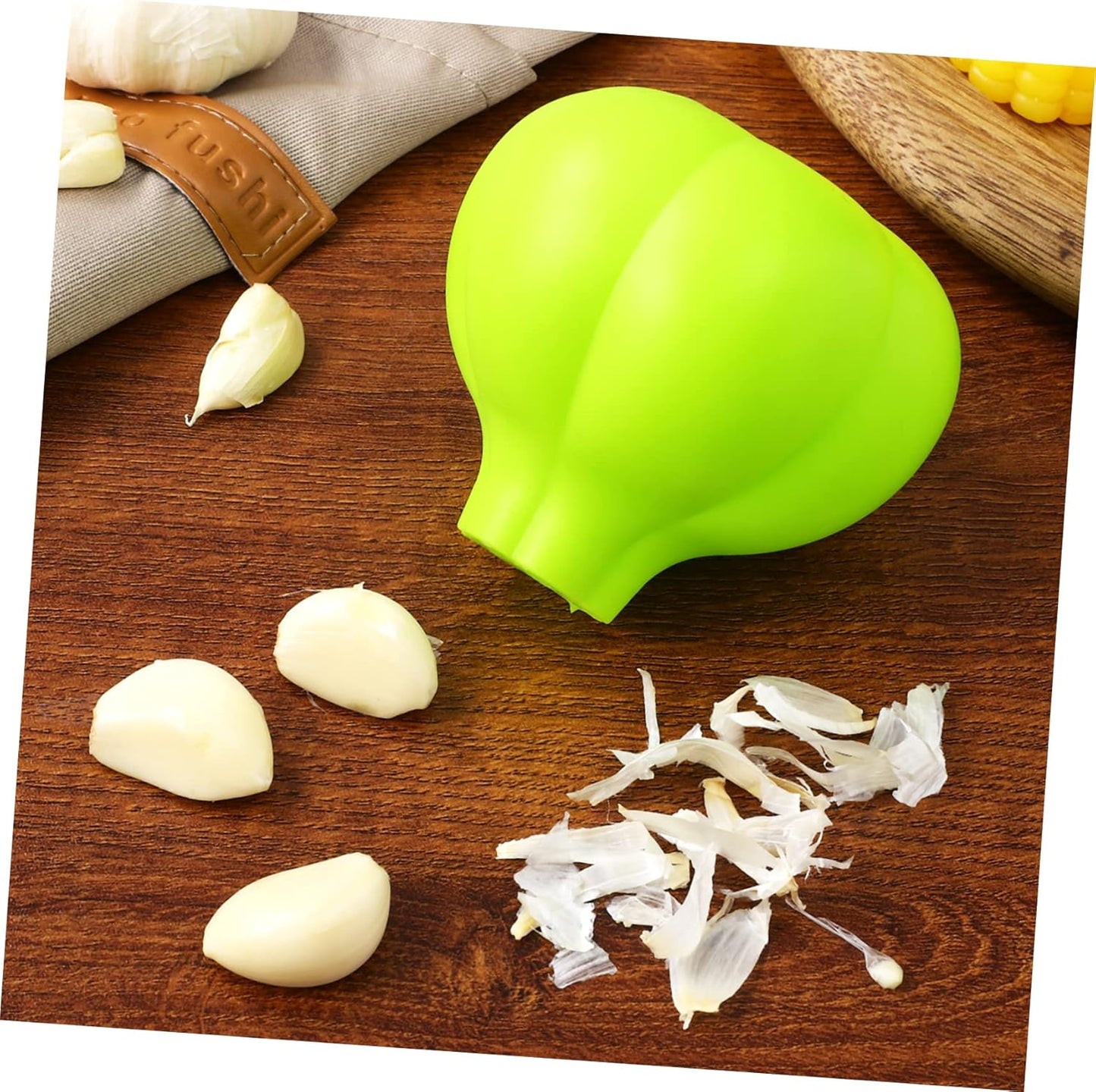 Silicone Garlic Peeler Tube Portable Garlic Skin Remover Tool No Waste Design Lightweight Kitchen Accessory Safe Daily Use