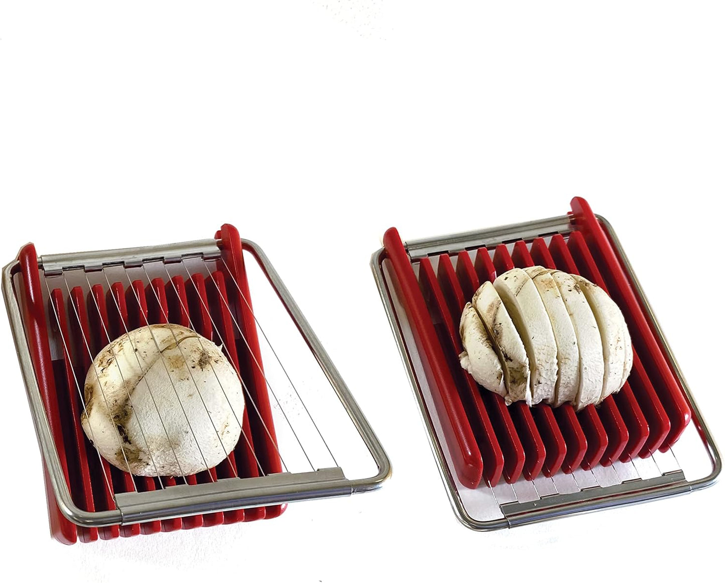 Norpro Dual Sided Flip N'Slice Slicer, Red, 4.25" x 3.25" x .88"