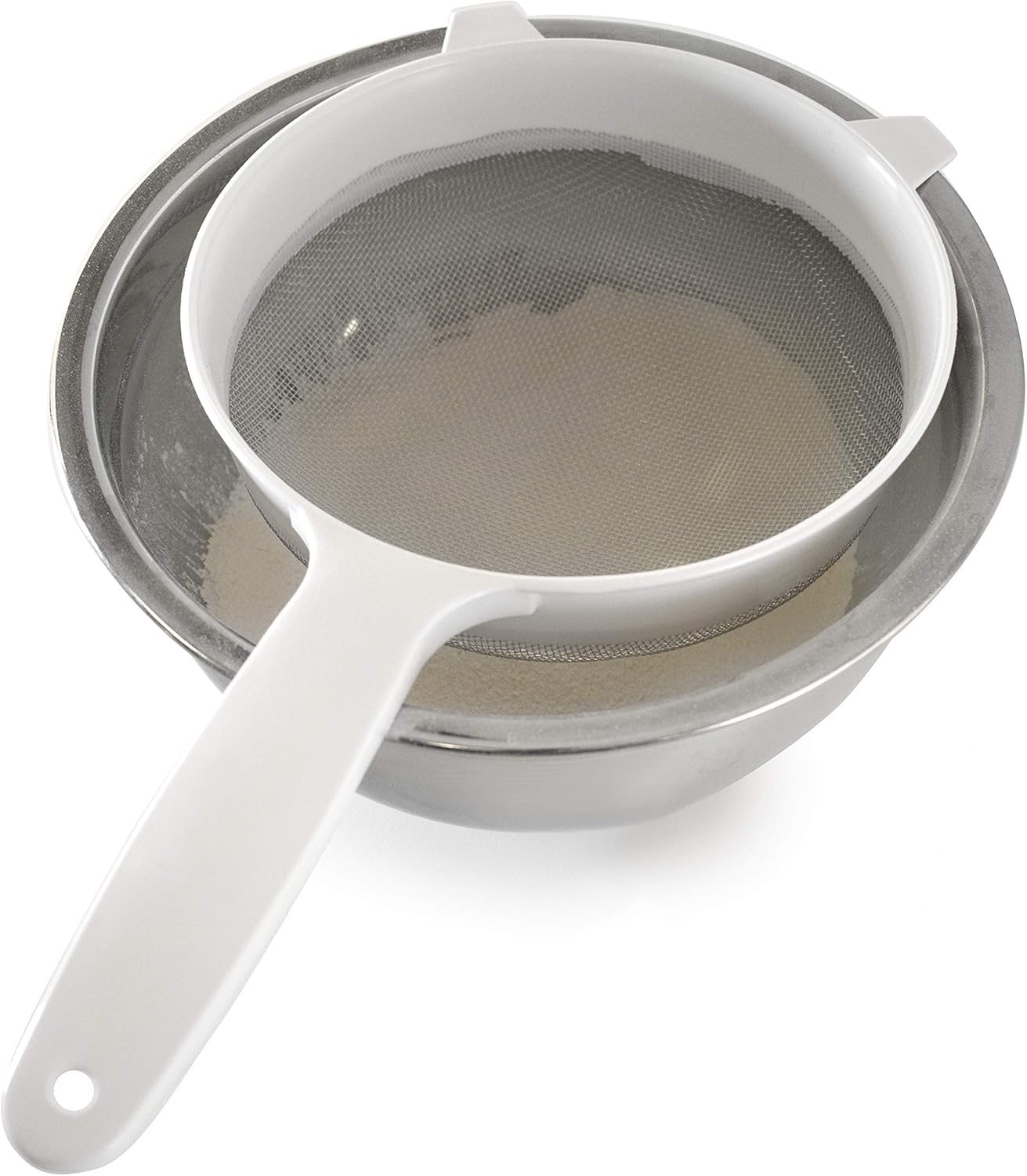 Norpro 2132 Strainer, 2.5", White