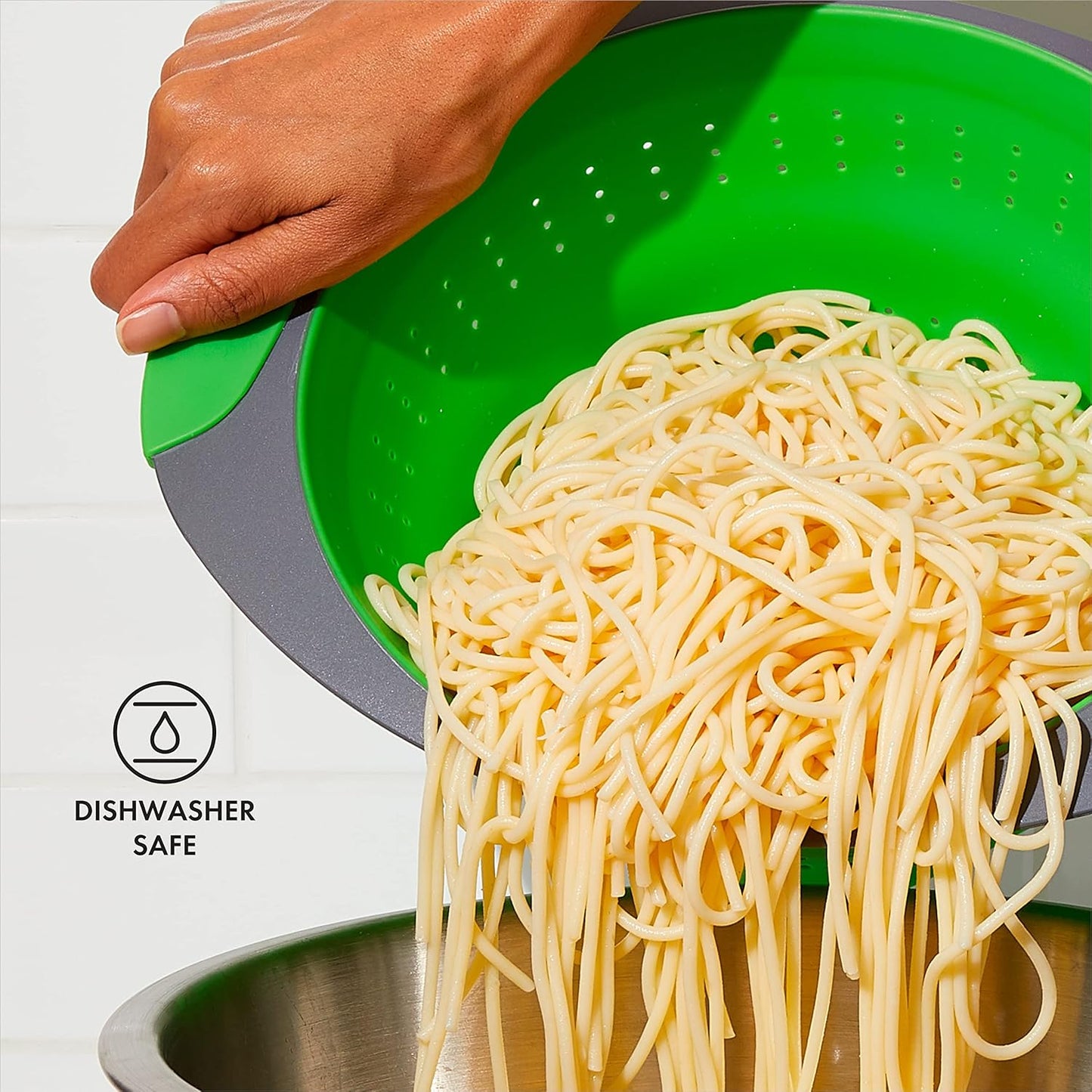 OXO Collapsible Colander, 3.5 quart, Green
