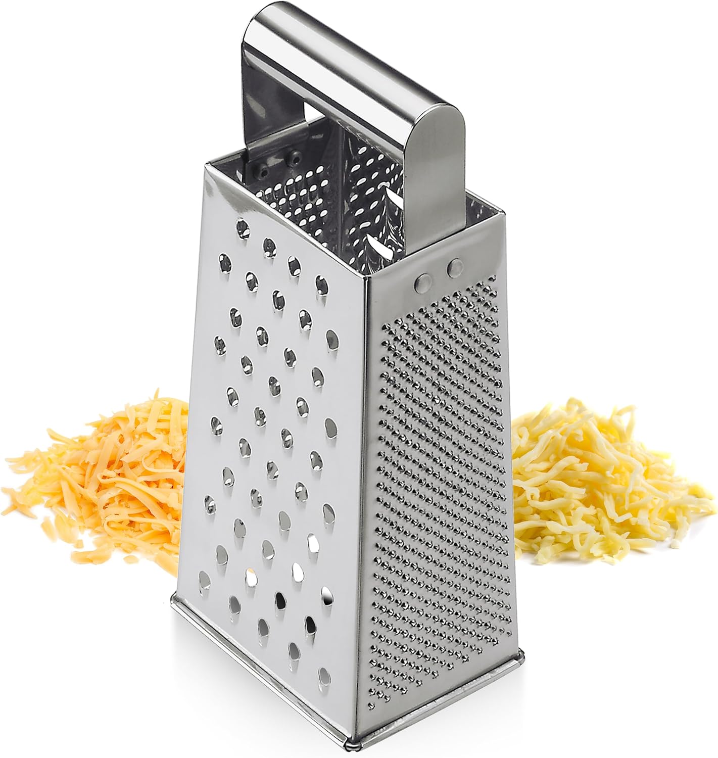 Prepworks by Progressive Deluxe Stainless Steel Box Grater,Silver, Medium