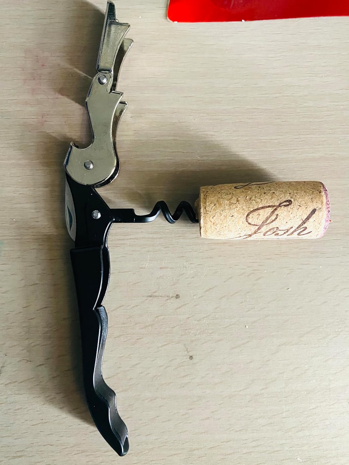 Rocky Mountain Goods Winged Corkscrew Wine Opener with Bottle Opener – Ergonomic Stainless Steel Design – Foil Cutter, Sharp Corkscrew for Effortless Wine Bottle Opening - Dishwasher Safe
