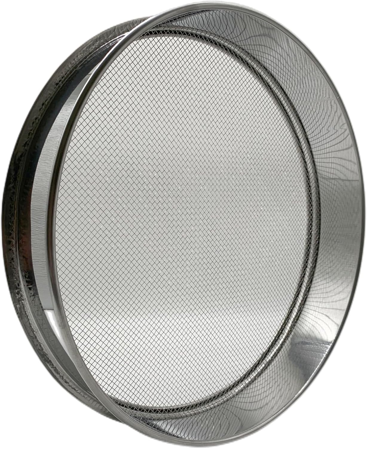 Soil Sieve for Garen -12 inches Soil Sifter for Rocks Compost-Sifting pan (1/8”Mesh Screen)