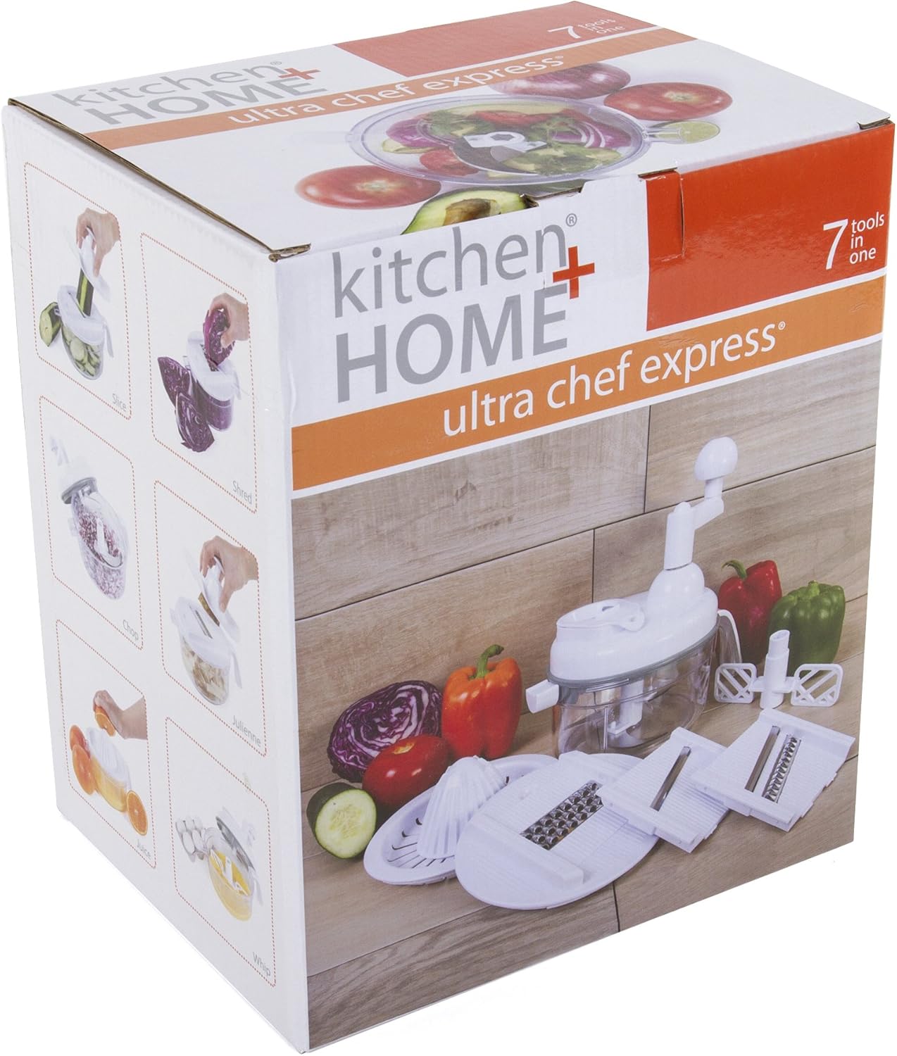 7 in 1 Food Chopper - As Seen on TV Manual Food Processor