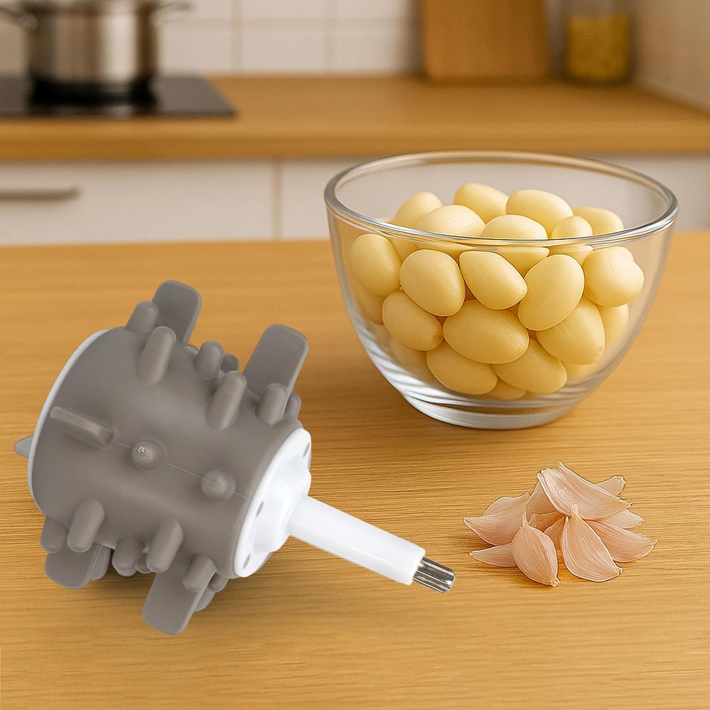2Pcs Garlic Peeling for 3L Electric Peeling Machine- Silicone Peeler Roller for Quick, Easy Clove Prep, Electric Accessories Tool, No Odor Peeler
