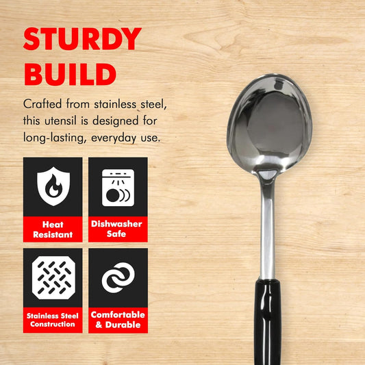 Chef Craft Select Ladle, 12 inch, Stainless Steel