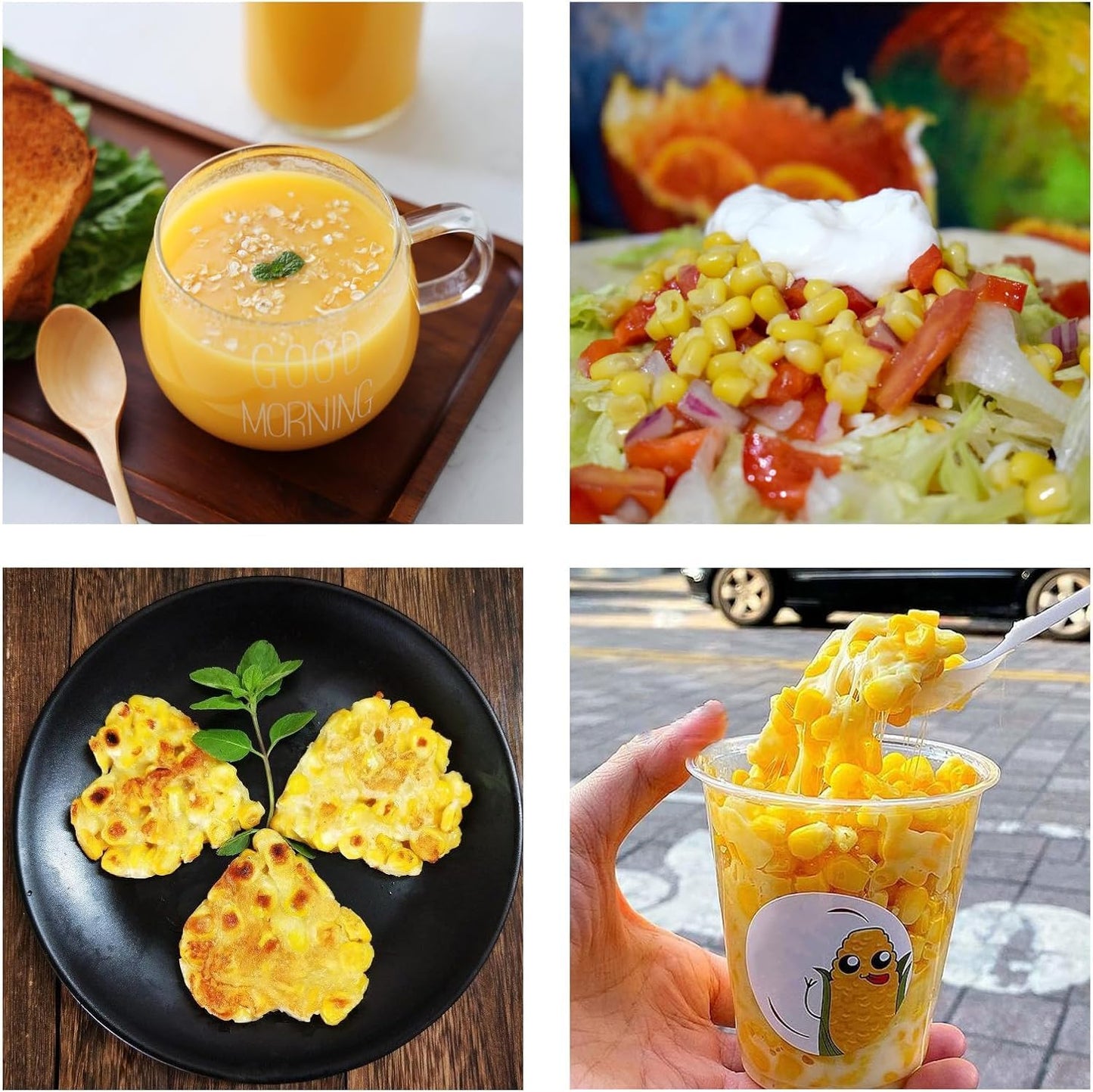 Corn Cob Stripper,2025 NEW Long Handle Stainless Steel Corn Stripping Too,Corn on the Cob Remover, Fast and Safe, Suitable for Home Kitchens, Restaurant Chefs, Outdoor Dining Enthusiasts
