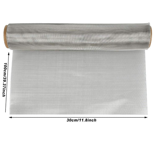 304 Stainless Steel Woven Wire 80 Mesh - 12"X 40" Filter Screen Sheet Filtration Cloth