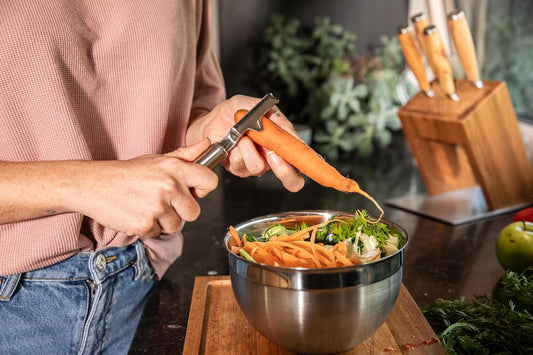 Stainless Steel Left-Handed Swivel Peeler, 7.5-inch