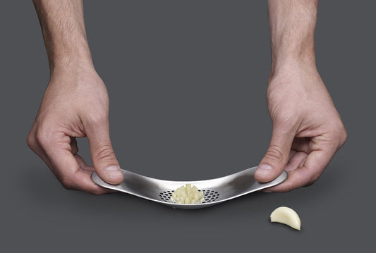 Garlic Rocker Crusher Mincer Press Dishwasher Safe, Stainless Steel