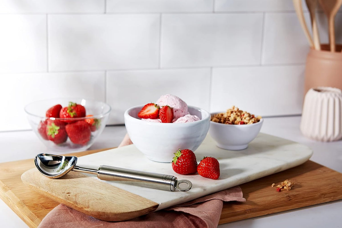 12741 Stainless Steel Ice Cream Scoop 8 Inch, Silver