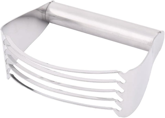 Stainless Steel Kitchen Accessory Baking Tool Flour Pastry Blender Silver Tone
