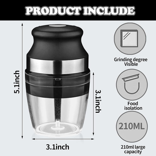Garlic Crusher Press,Garlic Grinder Twister Easy-Clean, Multifunctional Garlic Smasher Dishwasher safe, Ideal Garlic Crusher Tool Garlic Grinder Masher Onion Chopper, Blender to Vegetable for Kitchen