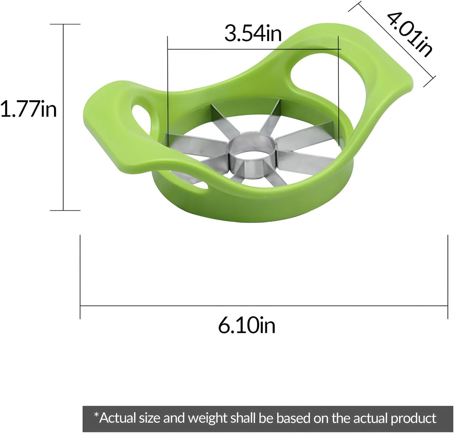 Fruit Cutter apple slicer 8 slices,8-Blade apple corer,Anti-Slip Handle Easy to Use, Time-Saving, Stainless Steel Cutter and Divider For apple Tomato Orange Pear Pineapple kitchen gadgets