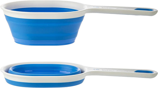 Progressive International by Progressive BA-545 Collapsible Measuring Cups - Set of 5, Space Saving Collapsible, Great For Narrow Containers