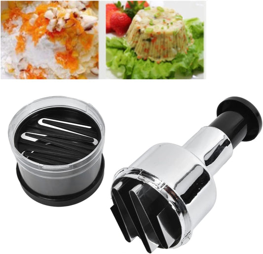 Manual Food Chopper Stainless Steel Vegetable Chopper for Onion Garlic Slicing