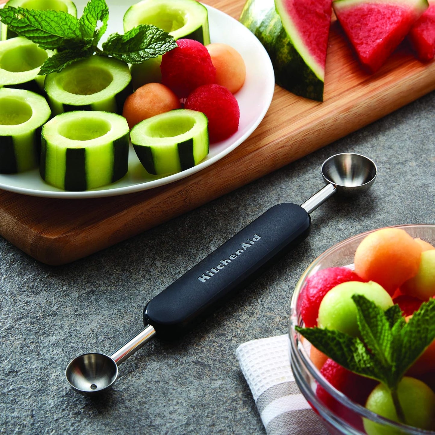 KitchenAid Universal Dual Sided Melon Baller, Black