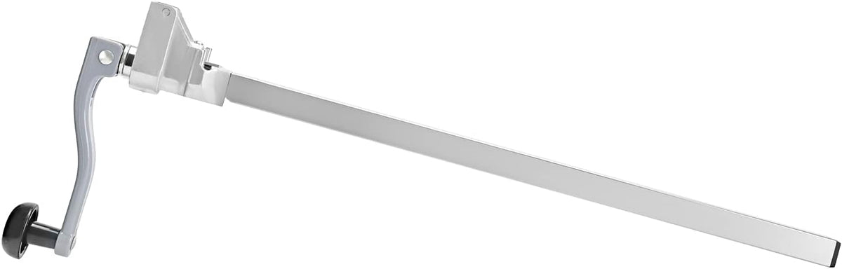 Commercial Can Opener, 18.9"/48cm Long, Stainless Steel Manual Table Can Opener for Up to 11.8"/30cm Tall, Fixed with Clamp or Screws, Ergonomic Swing Handle & One Spare Knife, for Restaurants